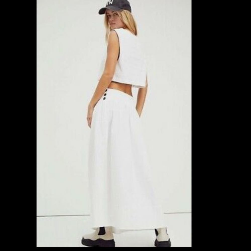 Free People White Two-Piece Maxi Skirt Set - Picture 5 of 7
